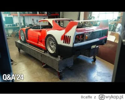 0caffe - Trafiłem na #youtube gościa który buduje #ferrari F40, z tym że buduje je me...