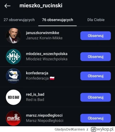 GladysDelKarmen - @PietnascieOjroZaWpis będzie dziś kiepsko komentować poglądy psycho...