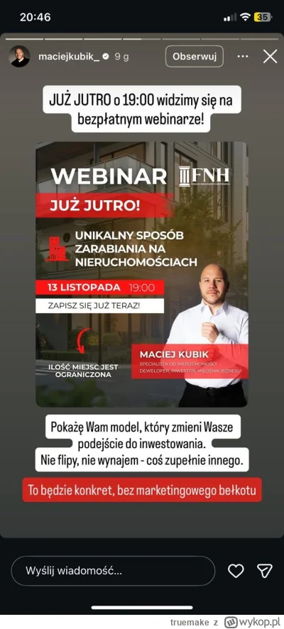 truemake - #slubodpierwszegowejrzenia Gotowi dziś na webinar z Kubikiem?( ͡º ͜ʖ͡º)