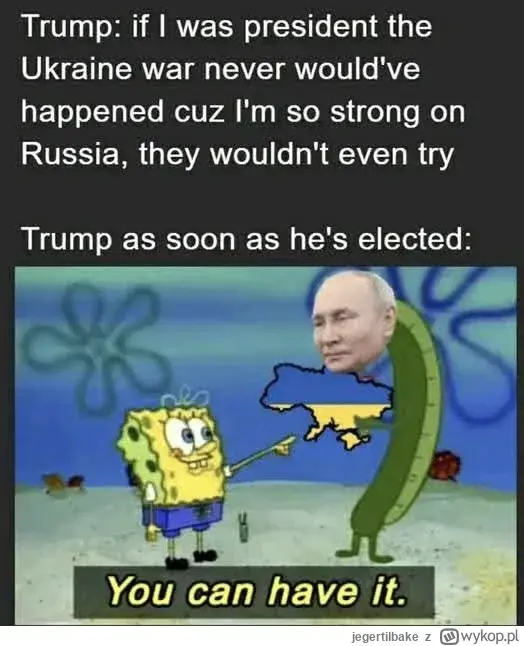 jegertilbake - @ni0bi: 

"Zakończył wojnę"? Zgadzajac sie na wszystkie żądania Rosji ...