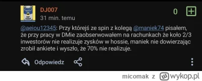 micomak - @maniek74 gościu pewnie pracował w bossa ale widać nie szło bo konkurencja ...