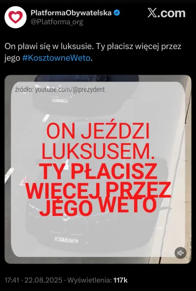 robolol - PO ma swoich potencjalnych wyborców za debili.

Za to czym jeździ prezydent...