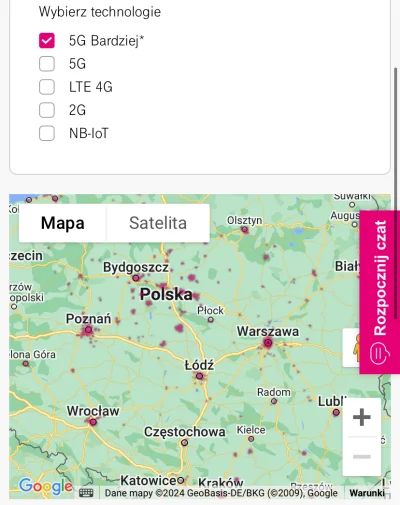 wigr - T-Mobile uruchomił już w części miast bardzo szybkie 5G w docelowej częstotliw...