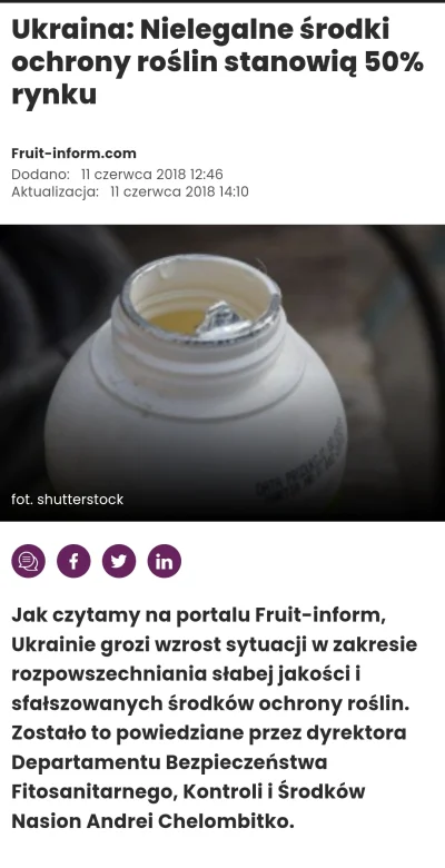 rolnik_wykopowy - @BayzedMan: Będą pryskać jakimś gównem wyprodukowanym #!$%@? wie gd...