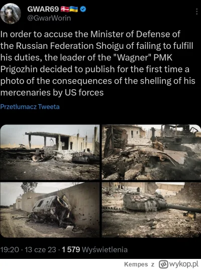 Kempes - #ukraina #rosja #wojna #syria

Kilka ciekawych fotek skutków ataku USA na si...