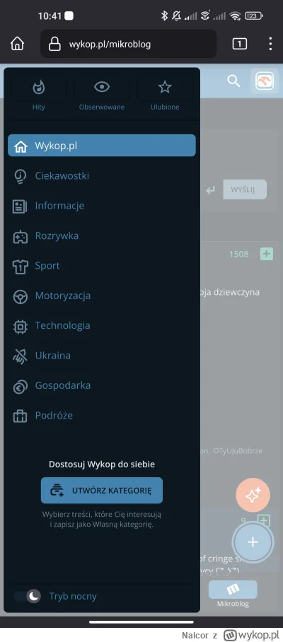 Nalcor - Jak do cholery odpalić mikroblog z telefonu? Przez Google muszę wchodzić...