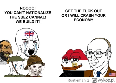 Rustleman - #napierala
Kryzys Sueski: kolejny dowód na to że Francja i UK to cienkie ...