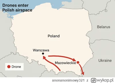 anonanonimowy321 - O ku$#@ to mi chatgpt zrobił mapkę gdzie wleciały drony ( ͡° ͜ʖ ͡°...
