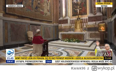 Kielek96 - Pierwsza modlitwa Leona XIV jako papieża 
#konklawe #papiez #watykan #chrz...