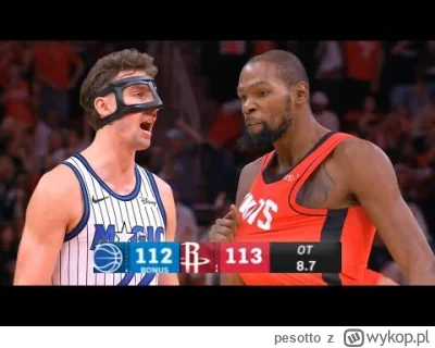 pesotto - Końcówka meczu Rakiet z Houston oraz Magii z Orlando
#nba