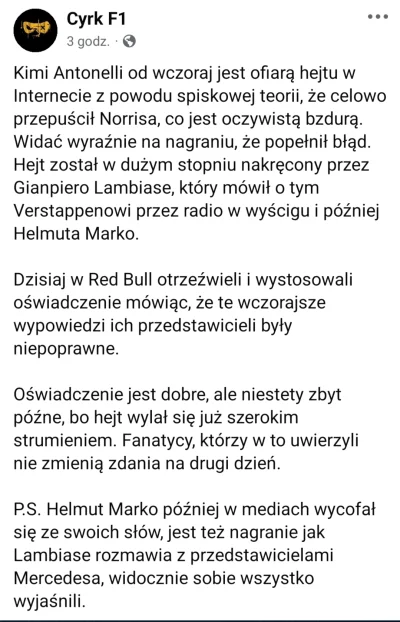 PolsartNews - Pomijając już to oświadczenie, to też zauważyliście w Kajoju z @CyrkF1 ...