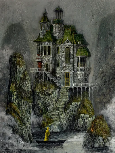 Andrzej_Buzdygan - Król w Żółci 80x60 cm 2019, Roch Urbaniak

#malarstwo