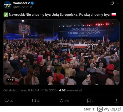 ater - Polacy to największy beneficjent UE, a mimo to wybrali gościa, który chcę dopr...