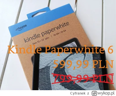 Cyfranek - Tegoroczny Black Friday to okazja do zakupu czytników Kindle w najniższych...