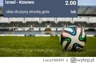 Luca199491 - PROPOZYCJA 25.03.2023
Spotkanie: Izrael - Kosowo
Bukmacher: STS
Typ: Obi...