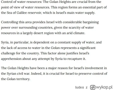 Iudex - @kolkow: Może jest to poboczny wątek, ale na Wzgórzach Golan zawsze chodziło ...