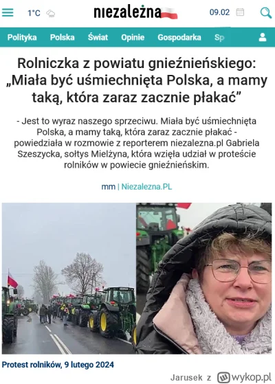Jarusek - "Przypadkowa" rolniczak w TV Republika i niezalezna.pl

SPOILER

#bekazpisu...