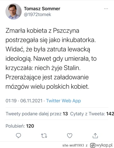 she-wolf1993 - Ideolog Konfederacji, Tomasz Sommer o zmarłej Izabeli z Pszczyny (z po...