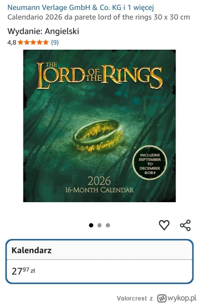 Valorcrest - Na Amazonie można już kupić kalendarze dla górników na 2026 rok ;)

#kop...
