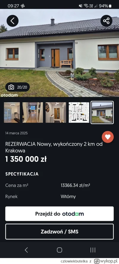 czlowiekbutelka - Można wystawić dom w normalnej cenie? 100 metrów w Skawinie, dwulet...