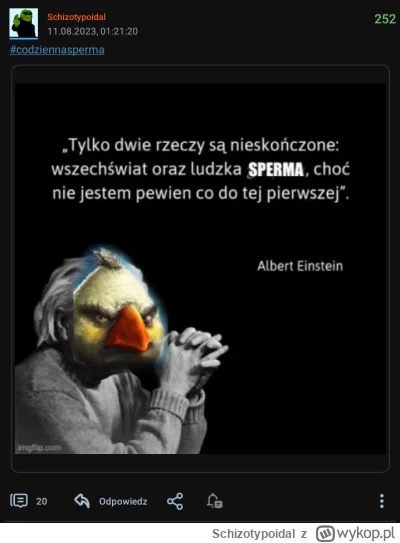 Schizotypoidal - @Tratak 
A to ja się przypomnę, bo jestem dumny, nie ukrywam