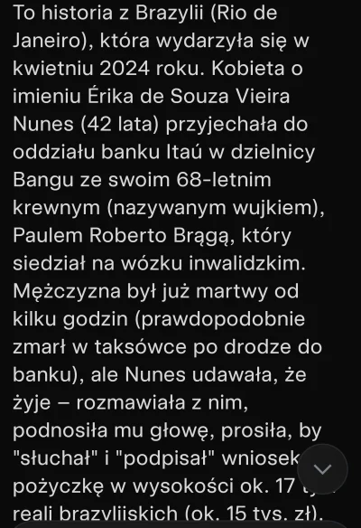 patryk-wuwuw - To jeszcze nic. W jakimś kraju latynoamerykańskim babka przyszła do ba...