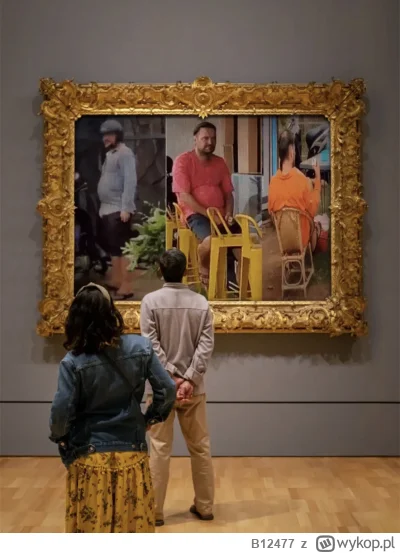 B12477 - Phnom Penh, Galeria Sztuki Nowoczesnej, 2023 r.
Tryptyk, Baby am full
 #rapo...