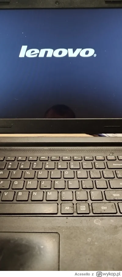 Acesello - Mam problem z laptopem Lenovo Ideapad 100 - 15IBY. Wymieniłem dysk hdd na ...