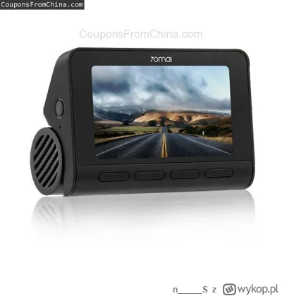n____S - ❗ 70mai A800S 4K Dash Cam
〽️ Cena: 105.99 USD (dotąd najniższa w historii: 1...