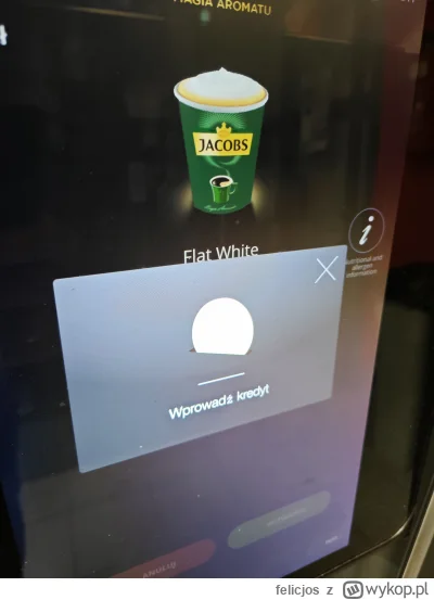 felicjos - Lobby deweloperskie nawet w automatach ma kawę agituje. Do czego do doszło...