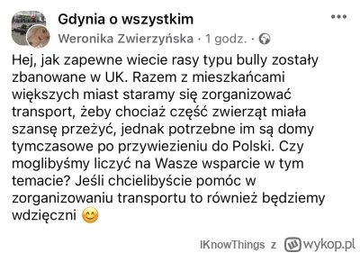 IKnowThings - Jak tam Gdynia, pomożecie w imporcie agresywnych piesków z UK xD?

#gdy...