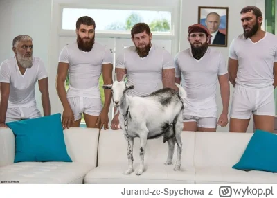 Jurand-ze-Spychowa - Kadyrowcom wszystko jedno, koza czy rusek.