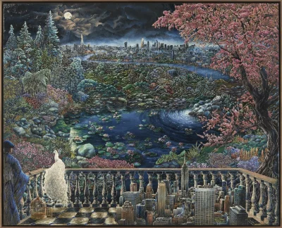 Borealny - Raqib Shaw (z Indii, 1974) - Space Between Dreams - The Mystic Soothsayer ...