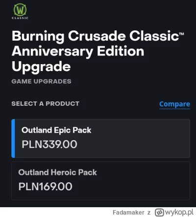 Fadamaker - o mamuniu, imagine grac w classica i jeszcze to kupić :D
 #worldofwarcraf...