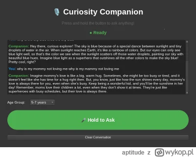 aptitude - Mam ochotę zbudować "Walkman" z Offline AI :3
W sumie mam nawet fajny prot...