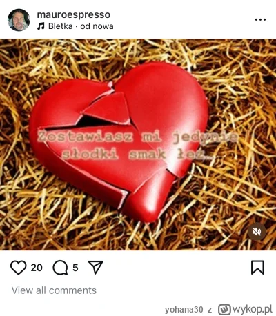 yohana30 - #slubodpierwszegowejrzenia 
Chłop ma 40 lat a wpisy jak 15 latka po pierws...