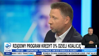 mickpl - Kierwiński w TVN24 pedzioł, że nie będą głosować 0% z pisem. Koalicjantów ma...