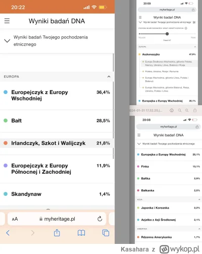 Kasahara - Dla ciekawostki zrobiłem sobie z żoną (Rosjanka) testy na pochodzenie gene...