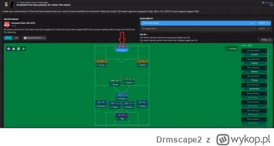 Drmscape2 - Problem: zespół U19 nie wystawia do meczu graczy pierwszego zespołu, któr...