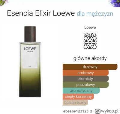 ebeebe123123 - #perfumy
Rozleje Loewe esencia elixir 4.5zl/ml