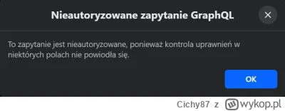 Cichy87 - Ciągle mi taki komunikat wyskakuje na fb. Ktoś wie o co kaman? :<

#faceboo...