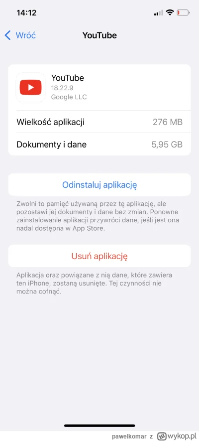pawelkomar - #apple #iphone 

Da się jakoś usunąć te dane, niepotrzebne mi 6gb nawet ...