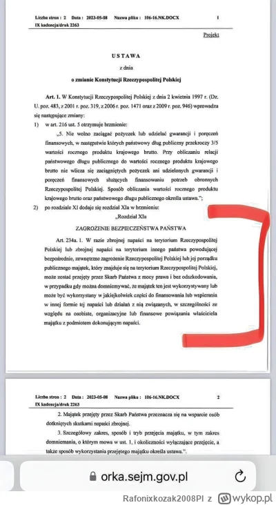 Rafonixkozak2008Pl - Za 4 dni sejm ma przyjąć ustawę, które przewiduje odbierać mająt...