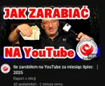 lskx - #raportzpanstwasrodka
tl;dr
zarobki z YouTube za lipiec 2025 roku. Podał, że z...