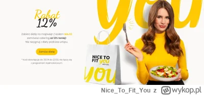 NiceToFit_You - Super #promocja -12% na diety pudełkowe #ntfy dla Wykopków (i nie tyl...