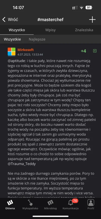 skrzypeknapolpietrze - @wojtaswb2 

Michel moran to pała wg bożyszcza wykopu niejakie...