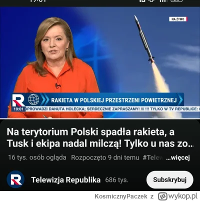 KosmicznyPaczek - Człowiek się brzydzi, ale oczu oderwać nie może 
#tvrepublika #tvpi...