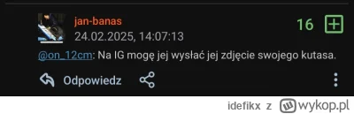 idefikx - @jan-banas idź kutasy wysyłać
