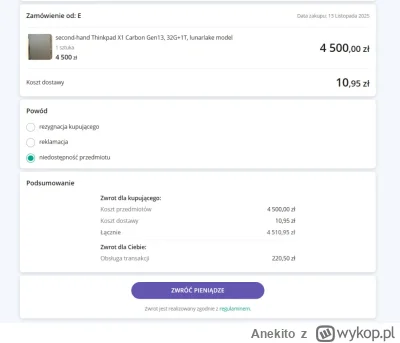 Anekito - Hejka, Mireczki. Mam pytanie co do potencjalnego #scam na #Allegro. 

Kupił...