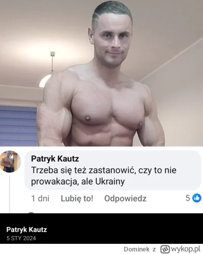 Dominek - U Patryka Kautza wszystko poszło w mięśnie. Patryk zamieszkaj na siłowni be...